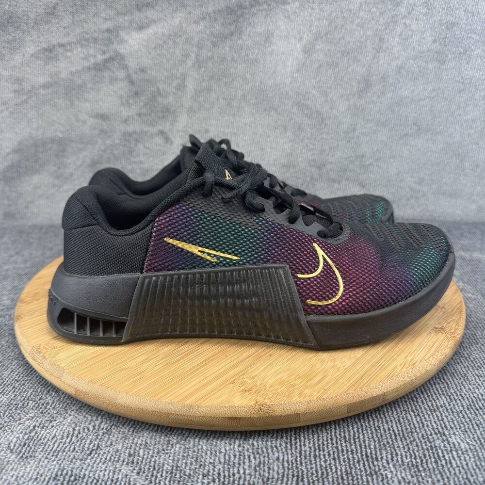Nike Metcon Shoes Womens Size 8.5 Black Multicolor Training Sneakers FB7151-001